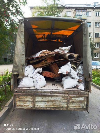 Вывоз мусора на газели