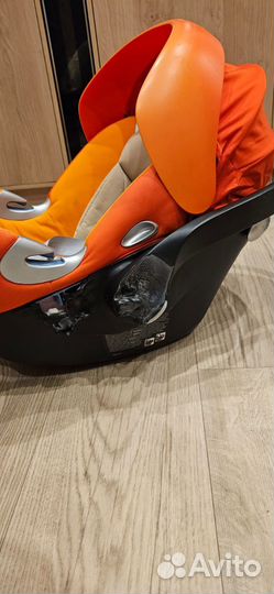 Автолюлька cybex aton q isofix для близнецов/двойн