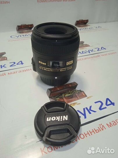 Объектив nikon AF-S Micro nikkor 40 mm F/2.8G