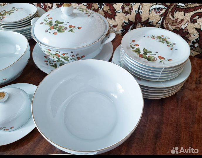 Столовый сервиз jlmenau ГДР на 6 персон