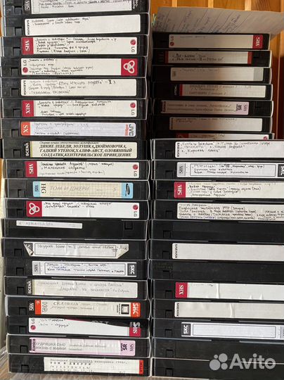 Видеокассеты vhs разные