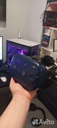 VR шлем HTC Vive Pro рабочий/ на запчасти
