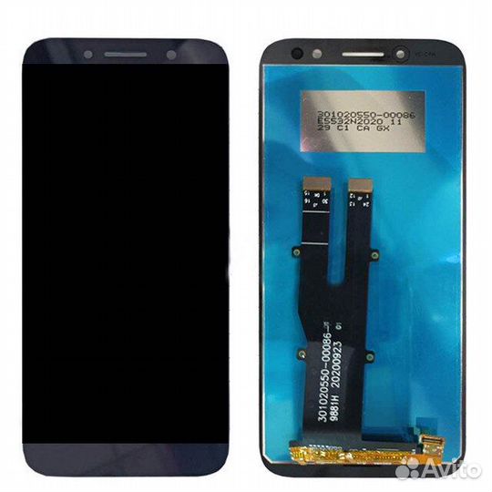 Дисплей для Nokia C1 Plus TA-1312 черный OEM