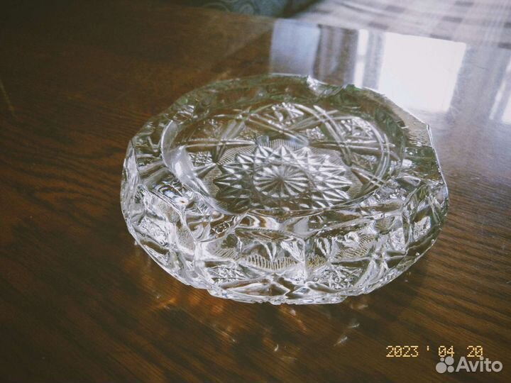 Хрустальная пепельница СССР