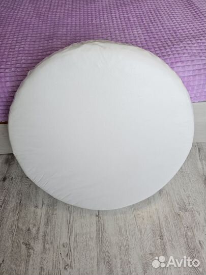 Матрас круглый в детскую кроватку