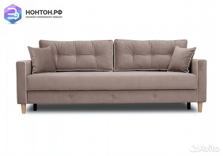 Диван тик-так Айрин светло-коричневый