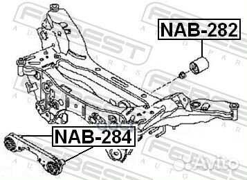 Сайлентблок рычага подвески NAB-284 Febest