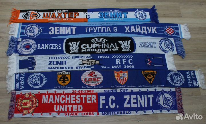 Шарфы фк Зенит спб, фк динамо спб, хк Питер