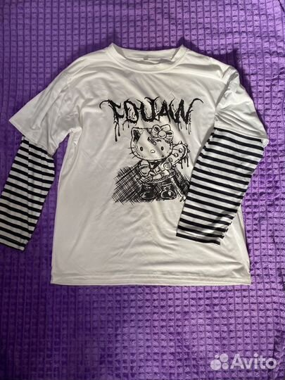 Лонгслив hello kitty