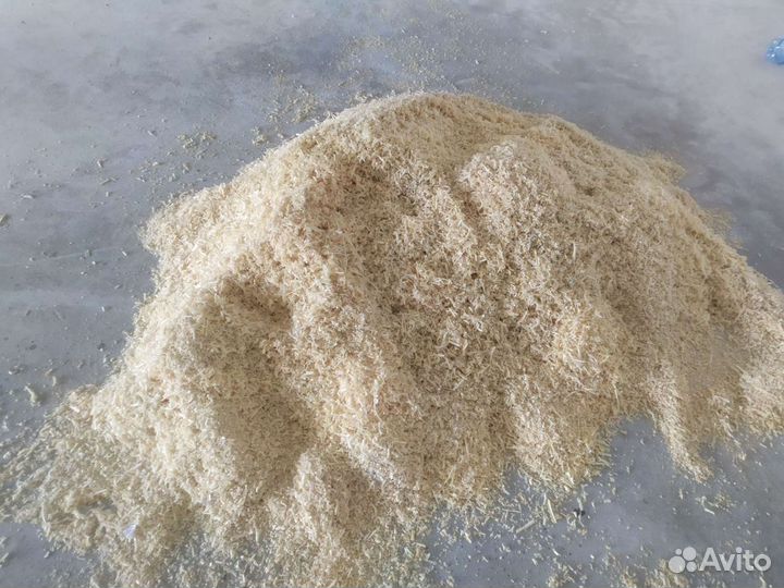 Опилки в мешках