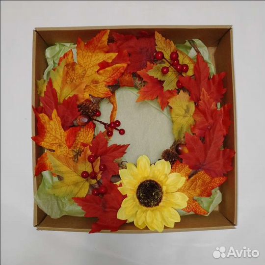 Венок осенний новый