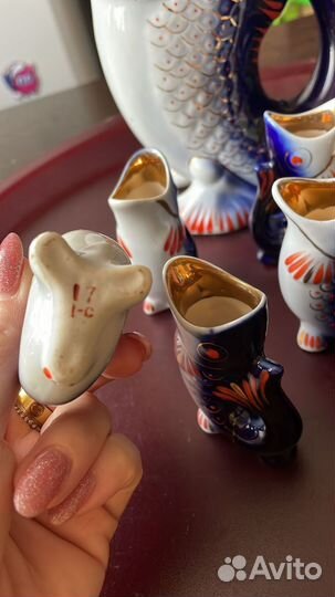 Коньячный набор рыбки