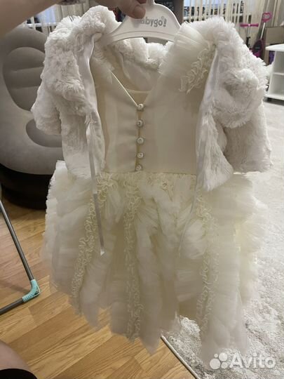 Детское нарядное платье 80-92