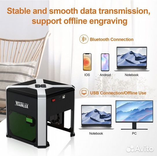 Лазерный гравер Wainlux K6 Pro