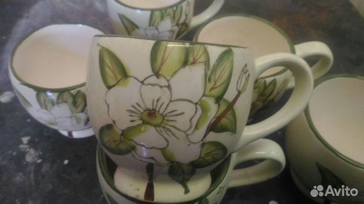 Чашки фаянс