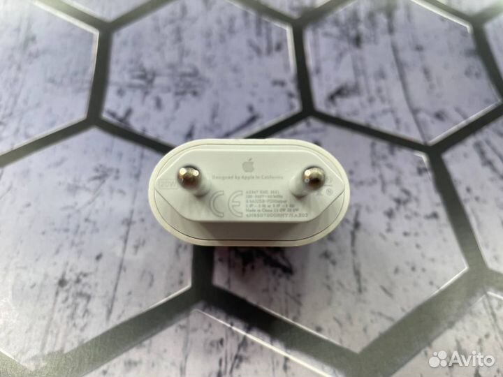 Зарядка для iPhone блок + провод type-c-lightning