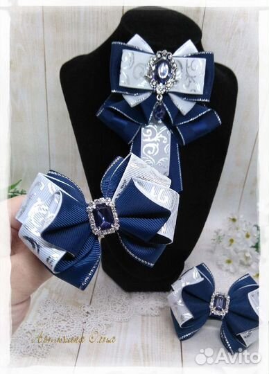 Школьные бантики + галстук