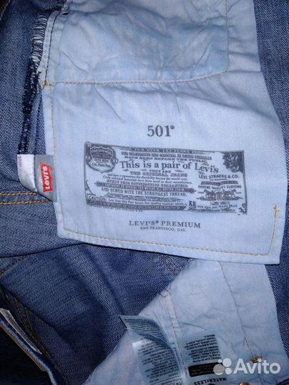 Джинсы Levis 501