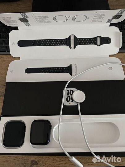 Часы apple watch 7 45 mm nike