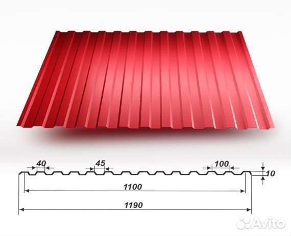 Гараж из профнастила