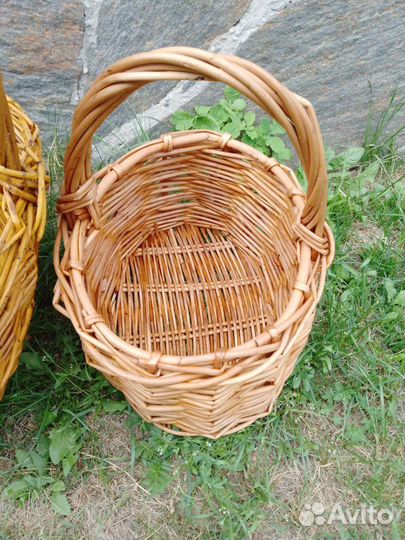 Корзина плетеная для грибов
