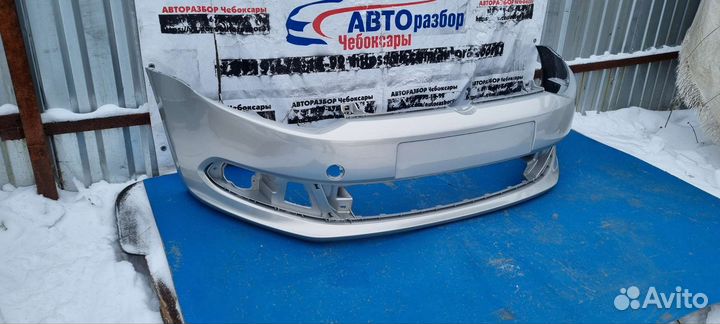 Бампер передний VW polo sedan 10-2015г