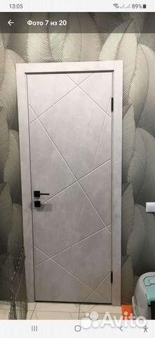 Дверь межкомнатная Бетон снежный