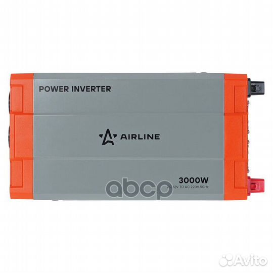 Инвертор автомобильный 12В-220В, 3000 Вт (aeam003)