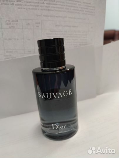 Christian Dior sauvage, 100мл. оригинал Остаток