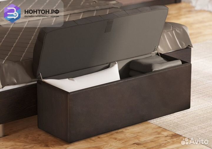 Пуф тип 3 коричневый