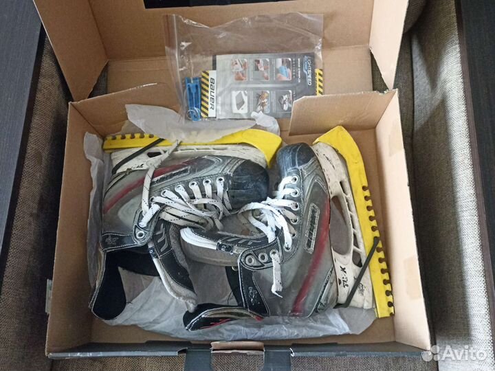 Коньки bauer vapor x 7.0 2 размер профисиональные