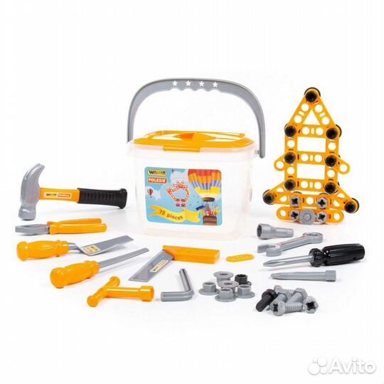 Набор инструментов детский полесье