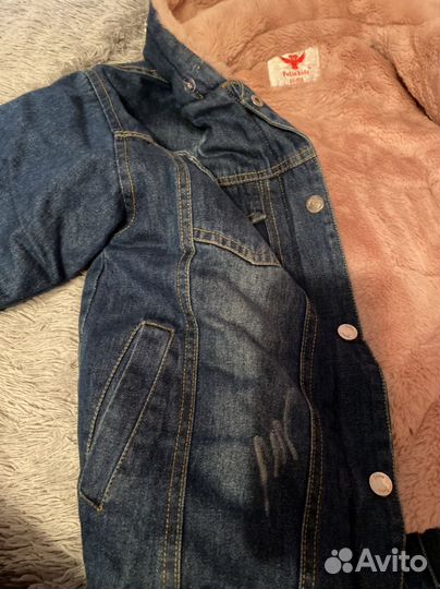 Джинсовая куртка для девочки