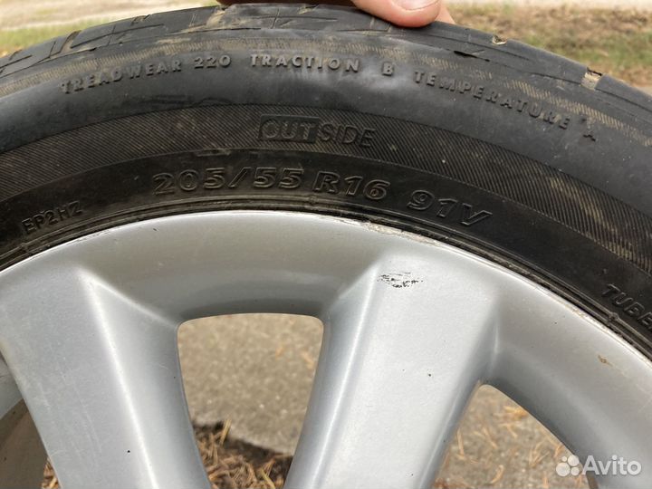 Колеса летние 205 55 r16
