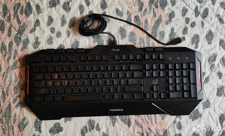 Мышь bloody v8, коврик и клавиатура Asus Cerberus