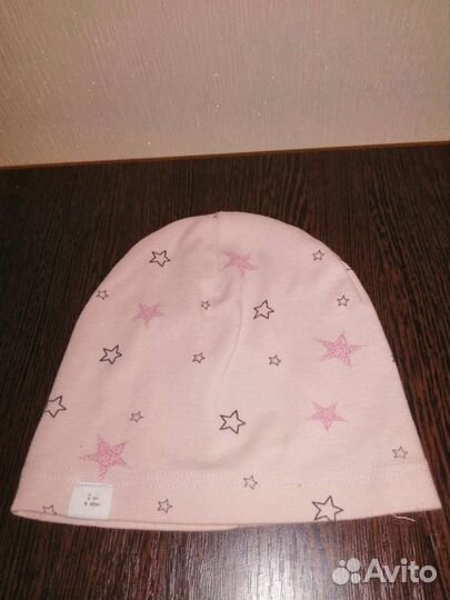 Шапочка однослойная на девочку 3-5 лет