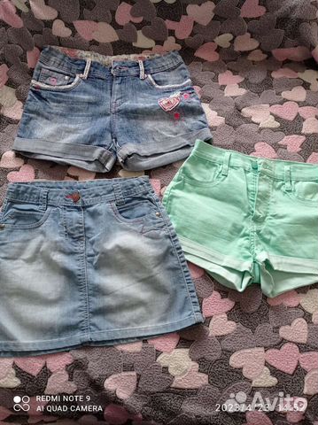 Шорты, юбка, водолазка, рубашка