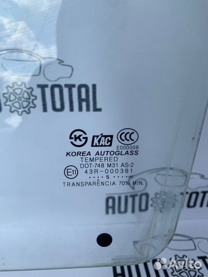 Стекло двери переднее левое Hyundai Accent G4EE