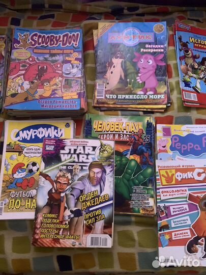 Скуби ду Человек-паук Черепашки ниндзя Журналы