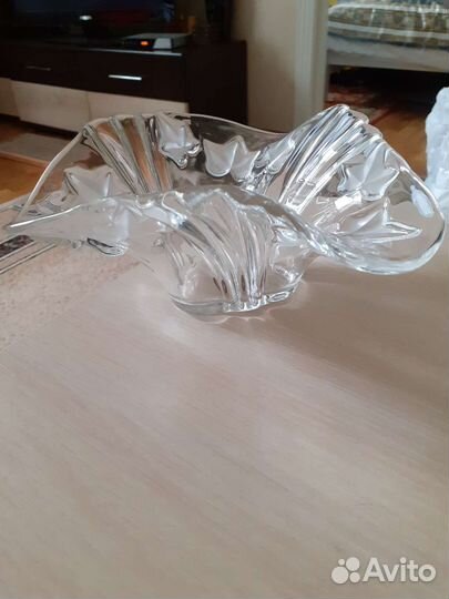 Хрустальная вазочка. Германия