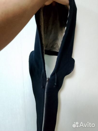 Пальто мужское с капюшоном