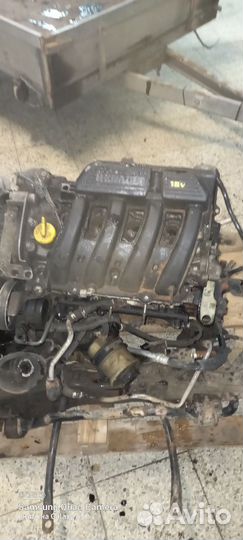 Двигатель 1.6 16 K4M механика под рамник комплект