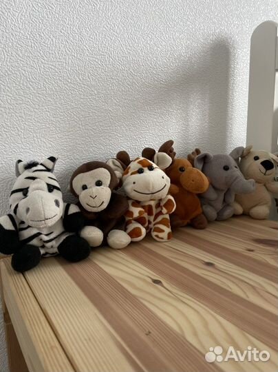 Мягкие игрушки животные