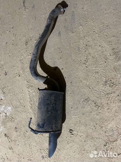 Глушитель infiniti QX 80 задняя банка