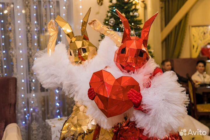 Зеркальные зайчики на праздник