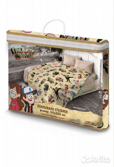 Покрывало стеганное 1,5 (детское) Гравити Фолз