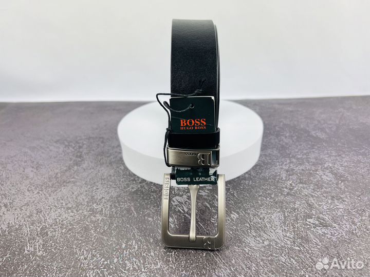 Ремень мужской кожаный Boss