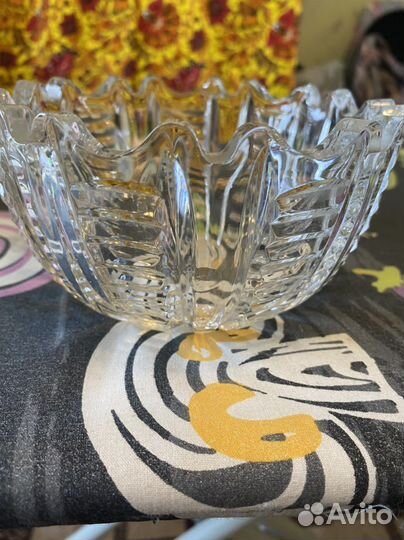 Конфетница хрусталь СССР