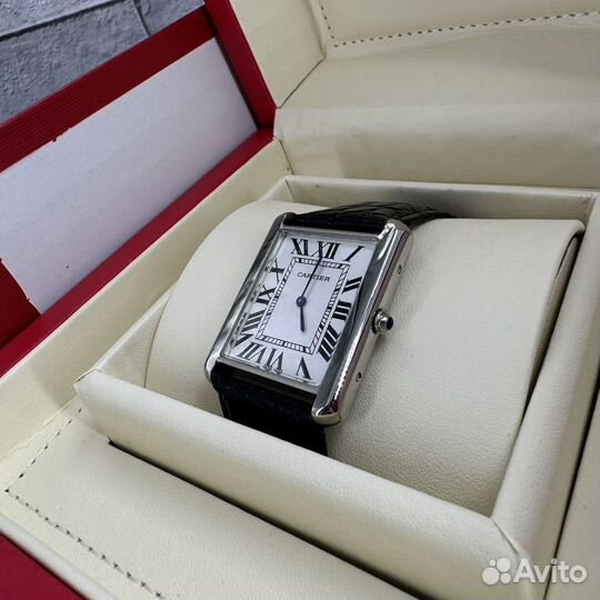 Часы cartier tank мужские