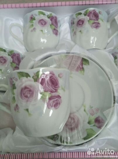 Сервиз чайный. Новый. Фарфор